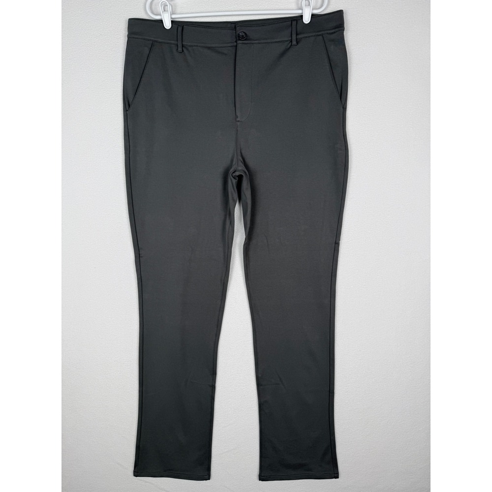 Men's Olive Green Chino Pants - Picture 4 of 10